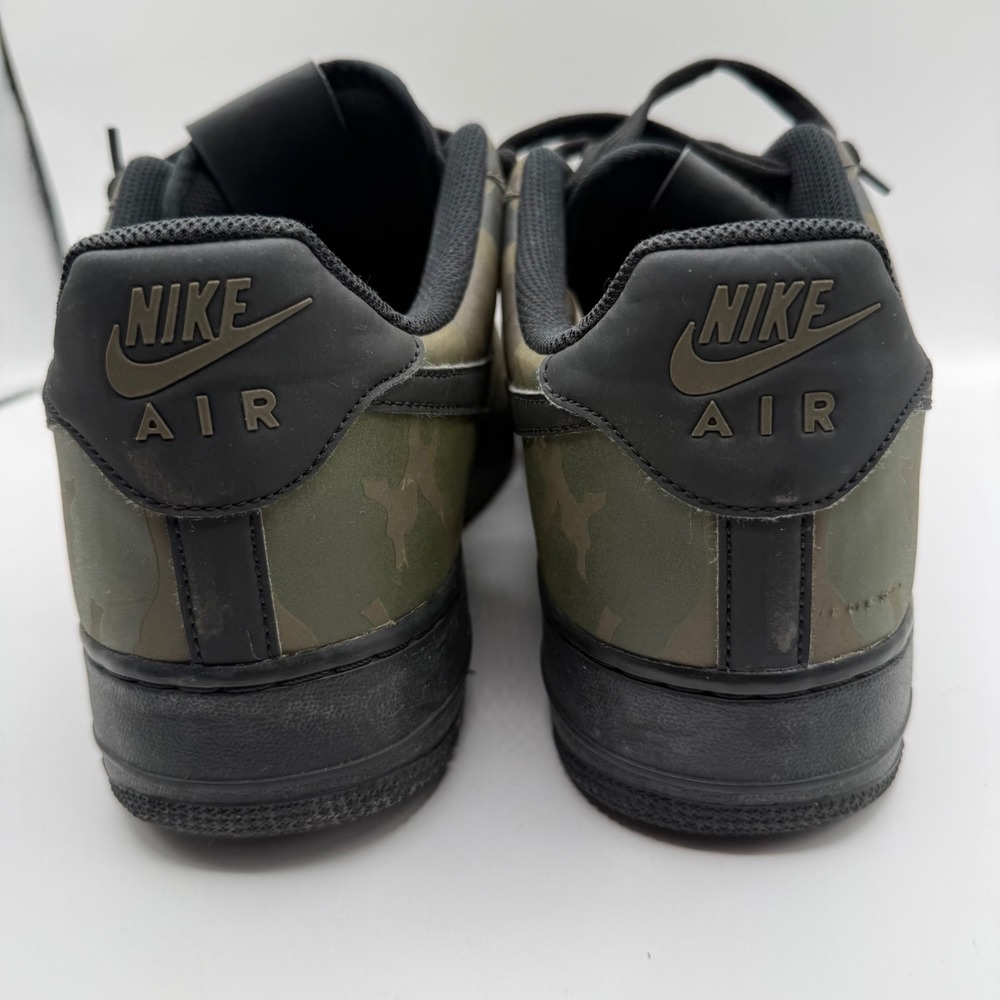 Nike Air Force 1 Low 07 LV8 Reflective Camo Mens 12 Olive Green 718152-203 - Picture 5 of 10